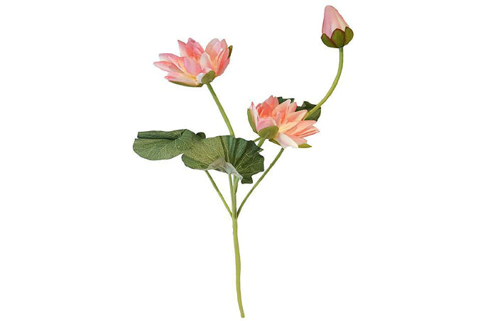 Kunstige Blomster Lotus Lyserød