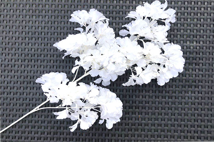 Kunstige Blomster Kirsebærgren Hvid/Bryllup
