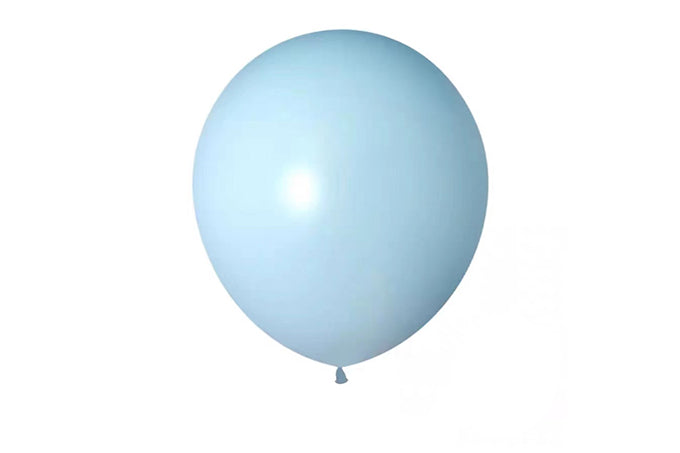 Ballon Macaron Farve Lyseblå 12 Stk.- Pak
