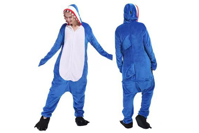 Haj Fisk Dragt Pyjamas Bl CHAO CHAO haj-fisk-dragt-pyjamas-bl-chao-chao