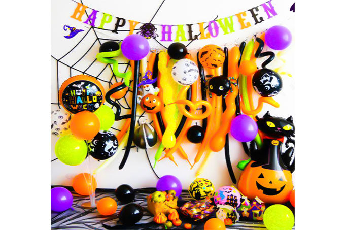 Happy Halloween Party Ballon Sæt