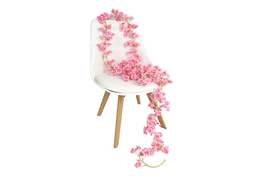 Kunstige Blomster Rank Japansk Kirsebær Pink