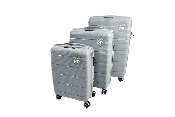 Rejse Kuffert  Sølv  PPA08
