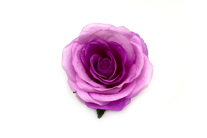Kunstige Blomster Rose Hoved Lilla 10stk.-Pak