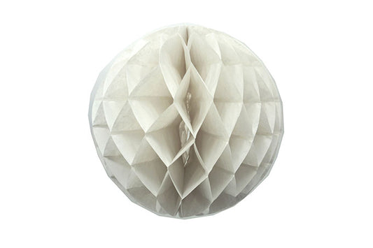Papir PomPom Hvid 20 cm
