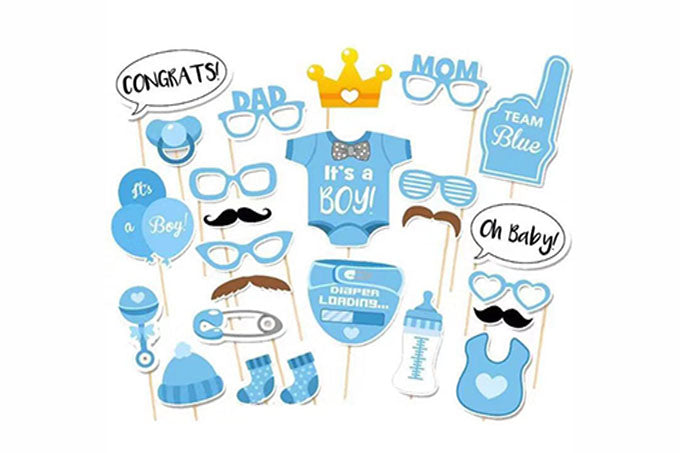 Baby Shower Foto Rekvisitter