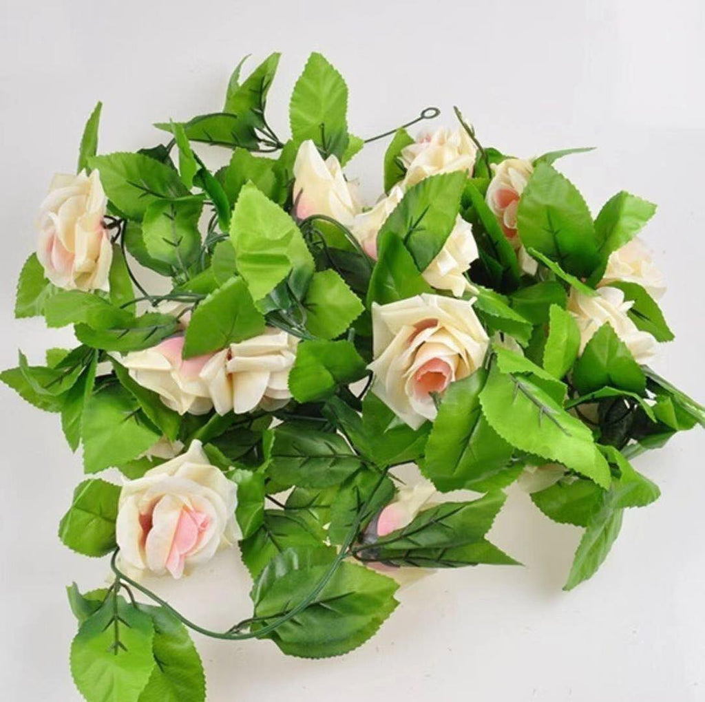 Kunstige Blomsterranke M/Rose
