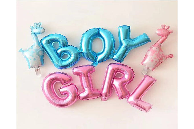 Lysrød Girl Helium Ballon