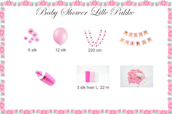Copy of Luxus Pink Baby Shower Pakke
