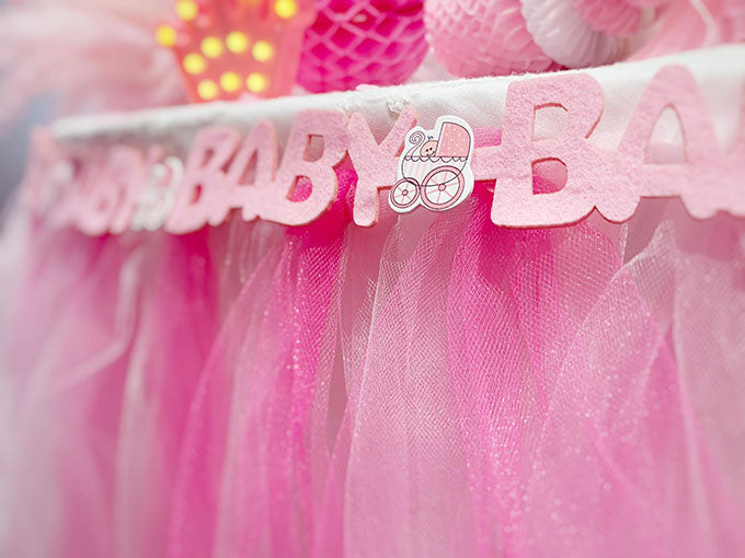 Pink Baby Bordslør