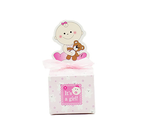 Pink baby gaveæske