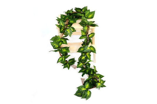 Kunstig Blad Guirlande Rank Perilla Frutescens