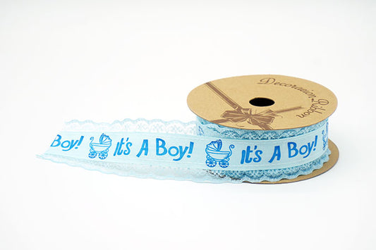 Blå it`s a boy Bånd