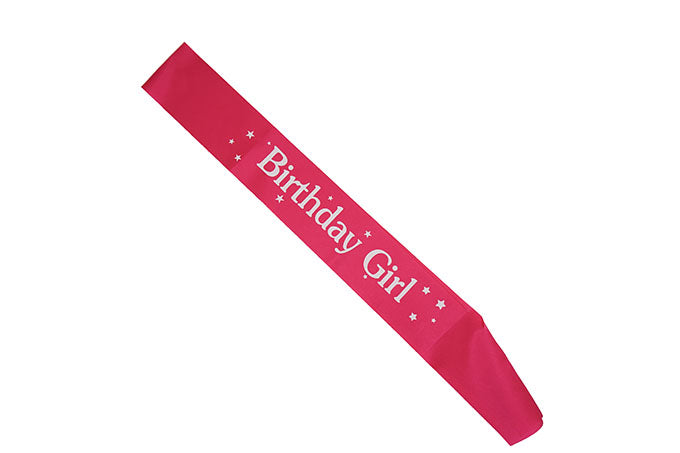 Birthday Girl Skærf Pink