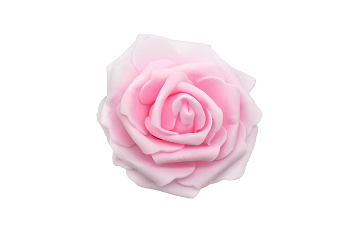 Kunstige Blomster 12cm Rose kroner Lyserød 9stk.
