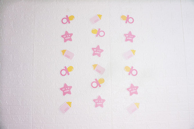 Blå Baby Shower vedhæng