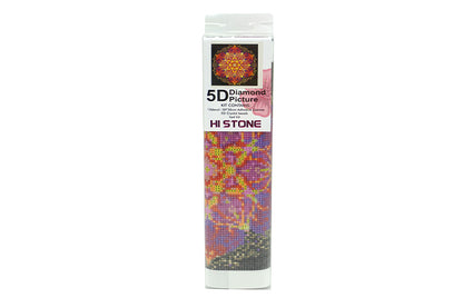 5D Diamant Maleri Fulddækkende 30cmx30cm Pink Mønster