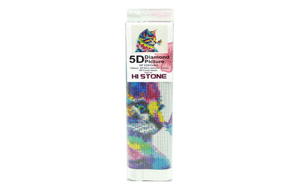 5D Diamant Maleri Fulddækkende 30cmx30cm Multifarver Kat
