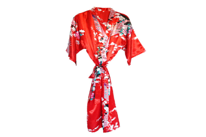 Kimono Badekåber Rød