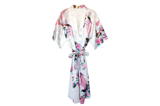 Kimono Badekåber Hvid