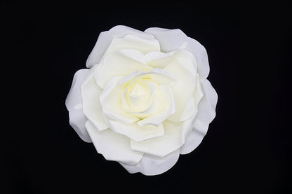Kunstige Stor Hvid Rose Fest / Bryllup Dekoration