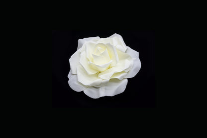 Kunstige Stor Hvid Rose Fest / Bryllup Dekoration