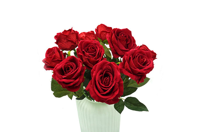 Kunstig Rose Rød