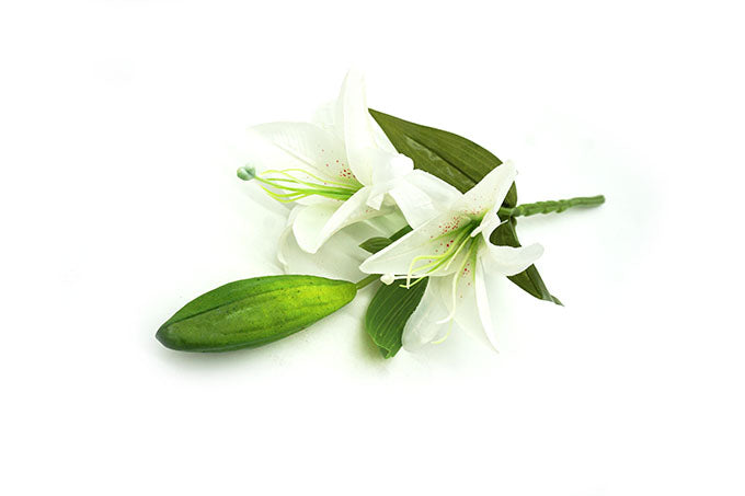 Kunstig Blomster Lilje Hvid