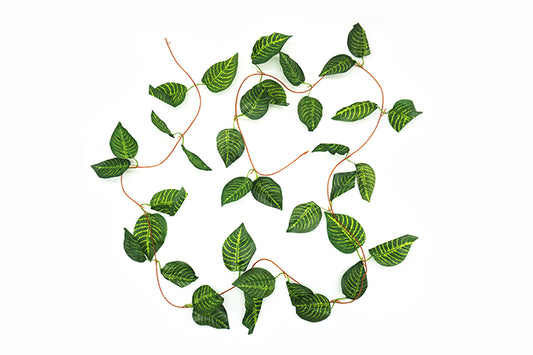 Kunstig Blad Gurilande Rank Dieffenbachia Picta Gørn/Gul