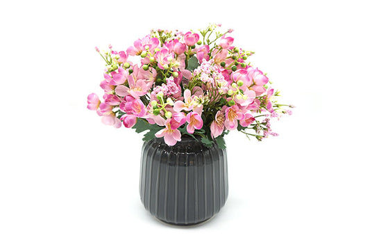 Kunstige Kirsebær blomster buket Pink