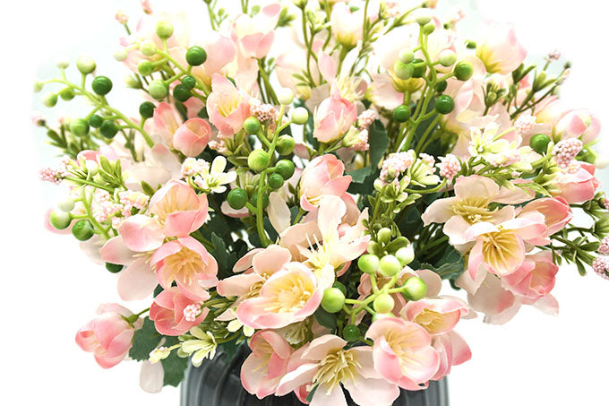 Kunstige Kirsebær blomster Buket  Lyserød