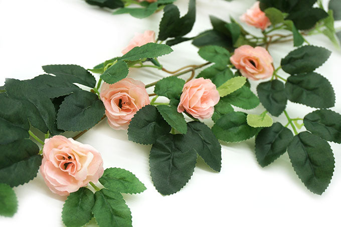 Kunstig Små Rose Blomster Gren Hænge