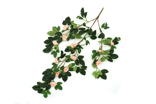 Kunstig Små Rose Blomster Gren Hænge
