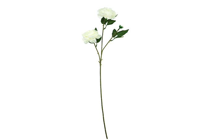Kunstig Blomster Silkepæon Hvid