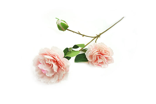 Kunstige Blomster Silkepæon Lyserød