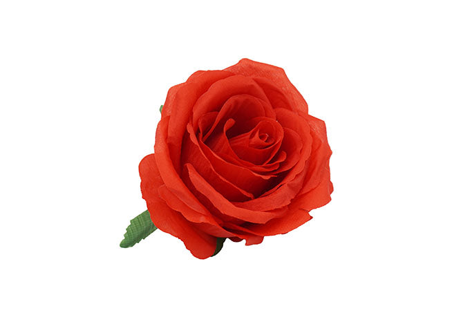 Kunstige Blomster Rose Hoved Rød 10stk.-Pak