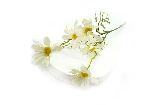Kunstige Blomster Kamille Hvid
