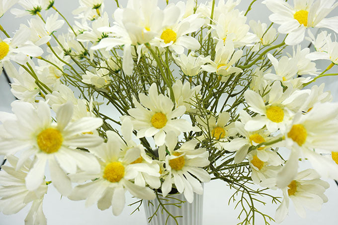 Kunstige Blomster Kamille Hvid