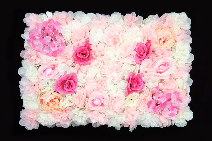 Kunstige Blomstervæg Lyserød M/Rose