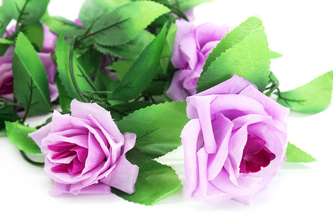 Kunstige Blomsterranke M/Rose