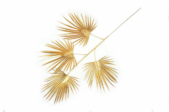 Kunstige  Blad Monstera og Palme Guld
