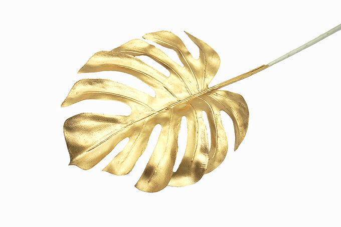 Kunstige  Blad Monstera og Palme Guld