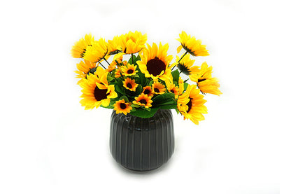 Kunstig Blomster Buket Solsikke