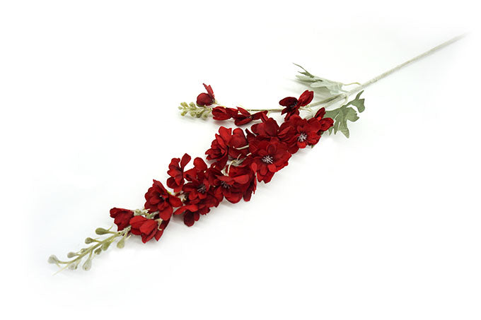 Kunstig Blomster Delphinium Rød