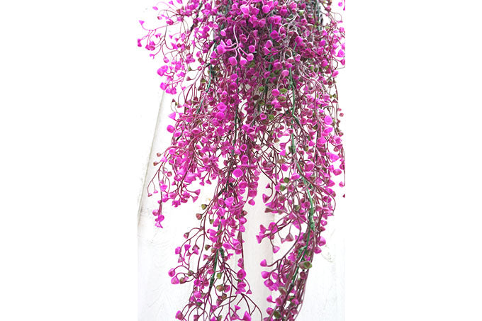 Kunstige Admiralitet Willow Plante Hænge Pink