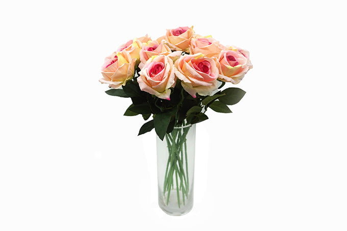 Kunstig Blomster Rose Lyserød/Pink