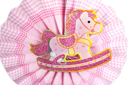 Baby Shower Ophænger 6-Pak Lyserød
