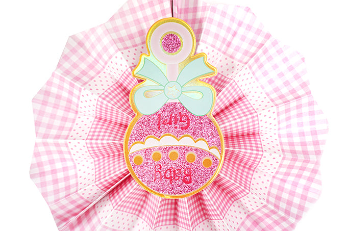 Baby Shower Ophænger 6-Pak Lyserød