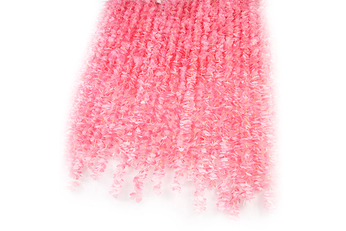 Kunstig Blomster Rank Hortensia Pink Lyserød 200cm