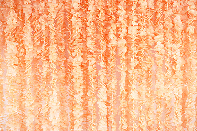 Kunstig Blomster Rank Hortensia Champagne 200cm
